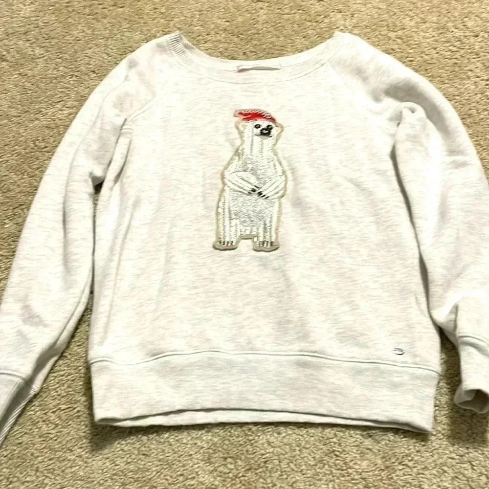 American eagle sweatshirt polar bear size Xs